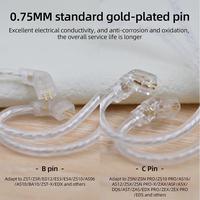 Gambar Kabel Cable KZ Upgrade KZ Silver Plated Cable with Mic KZ ZSN PRO X - FLAT PIN C dari NADDA OFFICIAL STORE Kota Administrasi Jakarta Barat 4 Tokopedia