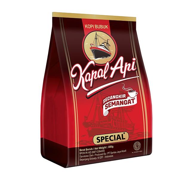 Gambar KOPI HITAM BUBUK KAPAL API SPECIAL MERAH 380 GR BLACK COFFEE dari KING JIM SHOP OFFICIAL Kota Bandung Tokopedia