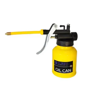 Belter Alat Pelumas Pompa Oli Selang Fleksibel 250ml High Pressure Oil Can Pot Gun Kuning Kombi Hitam Stainless Steel