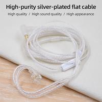 Gambar Kabel Cable KZ Upgrade KZ Silver Plated Cable with Mic KZ ZSN PRO X - FLAT PIN C dari NADDA OFFICIAL STORE Kota Administrasi Jakarta Barat 5 Tokopedia
