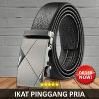 Gambar Ikat Pinggang Rel Modis dengan PU Leather Berkualitas - Hitam - MBELT 06 dari Gudang Fashion Id Kota Administrasi Jakarta Barat 1 Tokopedia