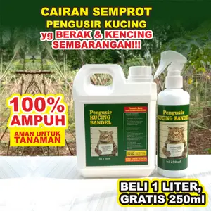 PENGUSIR KUCING LIAR 1 LITER | Cat Repellent | Spray Anti Kucing