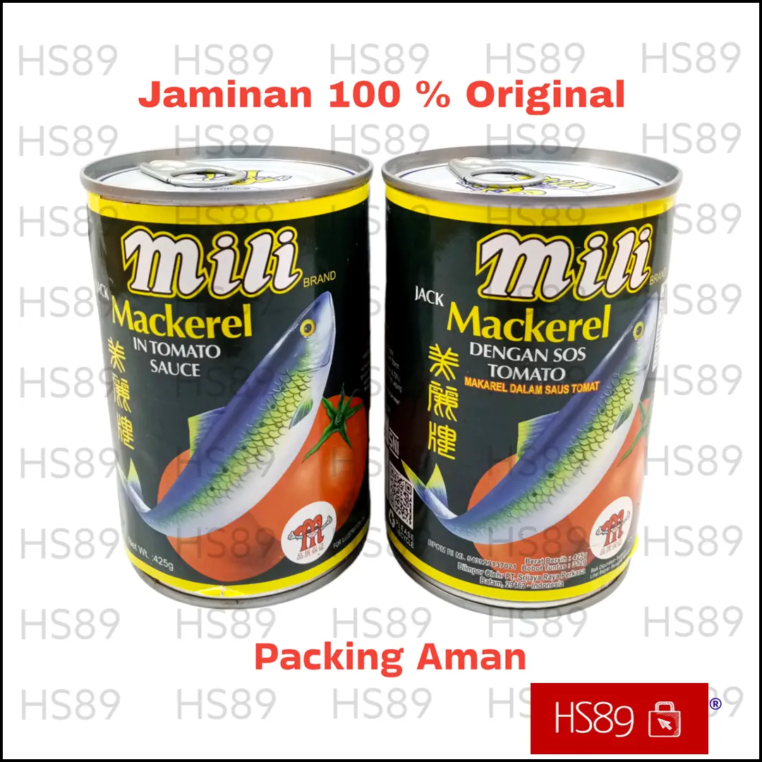 Sarden Mili 425 gr Asli Malaysia Singapore - Mackerel