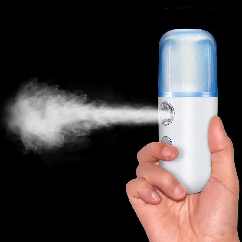 USB Humidifier Nano Mist Sprayer Moisturizer 30ml W718B White