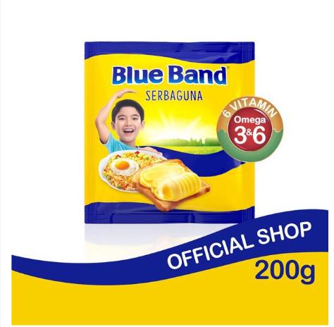 BLUEBAND SERBAGUNA MARGARINE SACHET 200gram ORIGINAL 0
