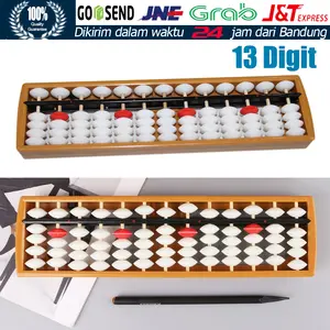 Sempoa Abacus Aritmatik Ala Jepang Alat Berhitung Dewasa Anak 13 Tiang