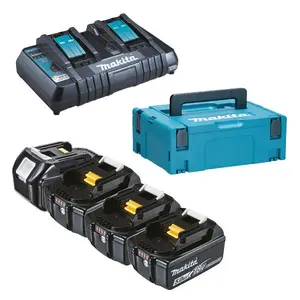 MAKITA 197626-8 POWER SOURCE KIT BATERAI 18V + CHARGER DC18RD