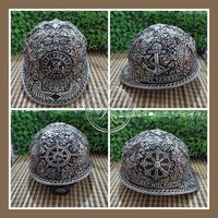 Gambar Helm Ukir Alumunium Proyek Kotagede Souvenir Custom Polisi Perairan dari toko perak kotagede silver Kota Yogyakarta 1 Tokopedia