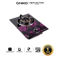 Gambar Kompor Gas Kaca 1 Tungku - Niko Reflection HITO dari Niko Indonesia Kota Administrasi Jakarta Barat 1 Tokopedia