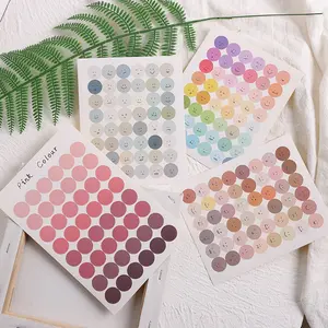 dot sticker round sticker bulat warna warni tempel diary bujo sticker
