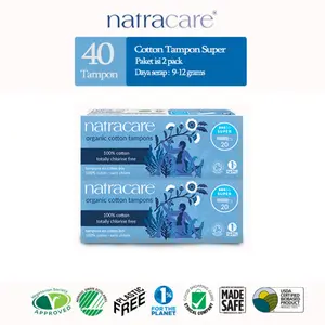 Natracare Digital Tampons Super 20s (2 pack)