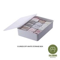 Gambar EN LIVING 15 GRIDS Off-White Storage Box / Kotak Multifungsi dari EN LIVING Kota Bandung 2 Tokopedia