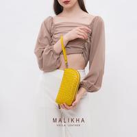 Gambar Clutch Anyam Kulit Asli Ethnic Voila Malikha - Yellow dari Voila Leather Kota Administrasi Jakarta Pusat 3 Tokopedia