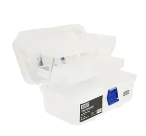 Krisbow Masterspace Toolbox Kotak Perkakas Plastik Tingkat 33 Cm