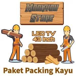 Pakey packing Pallet Kayu untuk LED TV 40 sd 43 Inch (99,99% Aman)