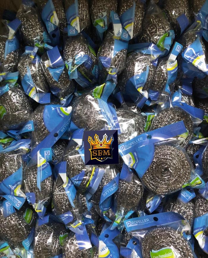 Gambar SBM ~ SABUT KAWAT CUCI PIRING MERK PROPELLER KUALITAS PREMIUM - SABUT KAWAT MUR - SABUT KAWAT dari SembakoBerkahMurah Kota Administrasi Jakarta Barat Tokopedia