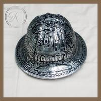 Gambar Helm Ukir Kotagede jogja Souvenir Pertambangan Custom Petrochina dari toko perak kotagede silver Kota Yogyakarta 4 Tokopedia
