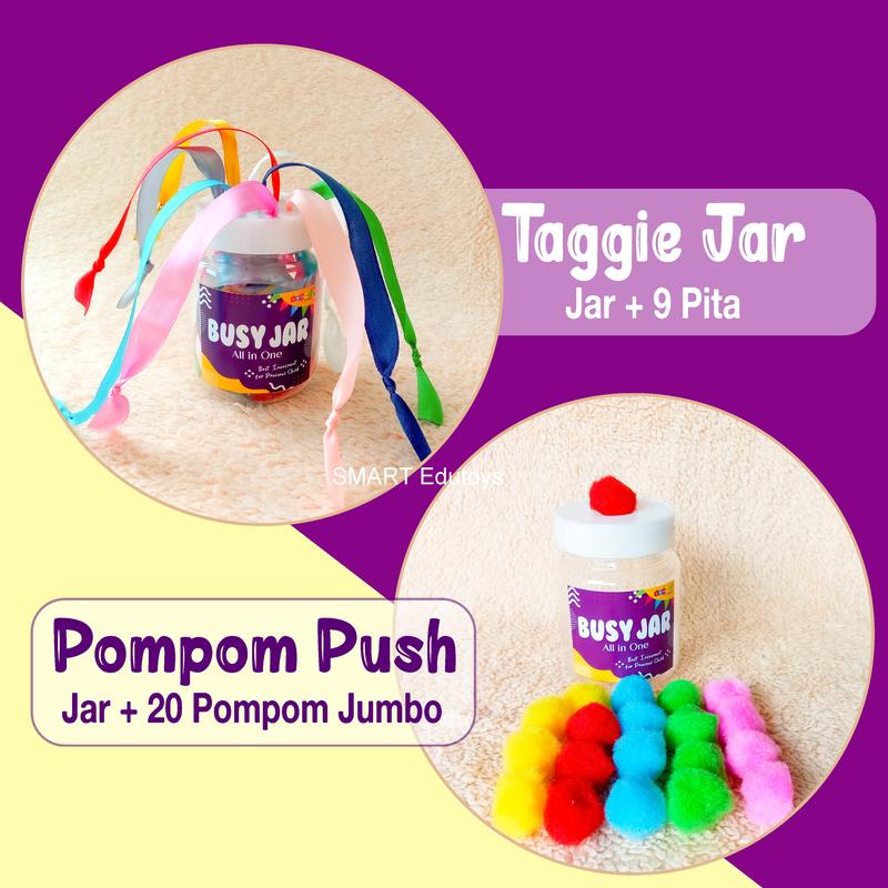 Mainan Montessori Edukasi Anak Bayi Sensory Play Busy Jar Mulai 9 Bula 2