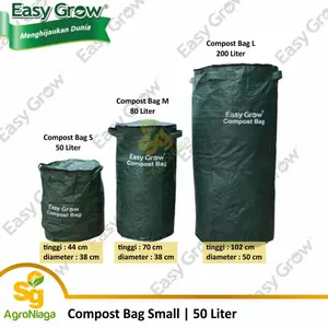 Compost Bag 50 Liter Hijau Easy Grow