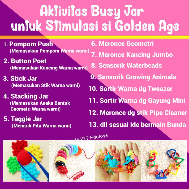 Mainan Montessori Edukasi Anak Bayi Sensory Play Busy Jar Mulai 9 Bula 5