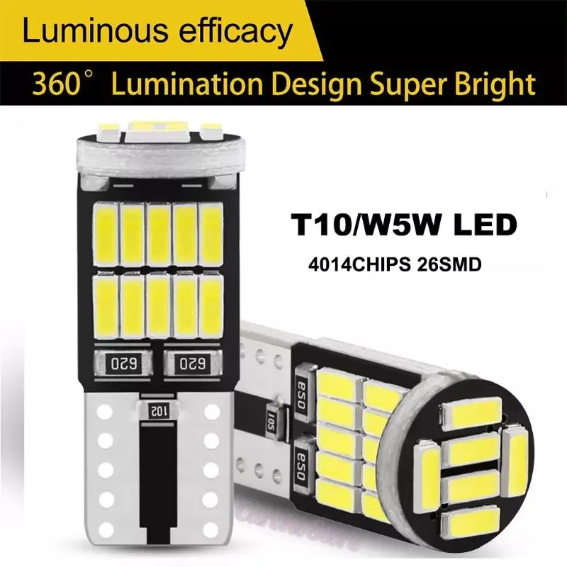 Lampu LED Senja Sein T10 26 SMD 4014 Titik Mata Sen Rem Mobil Motor