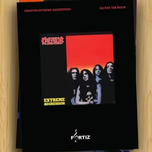 Buku Tablature Gitar - KREATOR - Extreme Aggression Album
