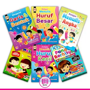 Buku Persiapan Masuk SD - Belajar Menulis Berhitung Anak
