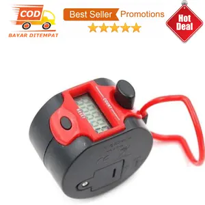 Tasbih Digital Hand Tally Counter 5 Digit Alat Hitung Sporty - Tasbeh