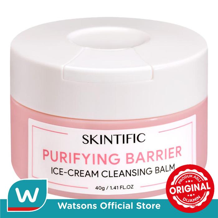 Gambar Skintific Purifying Barrier Ice Cream Cleansing Balm 40Gr dari Watsons Indonesia Official Store Kab. Tangerang Tokopedia