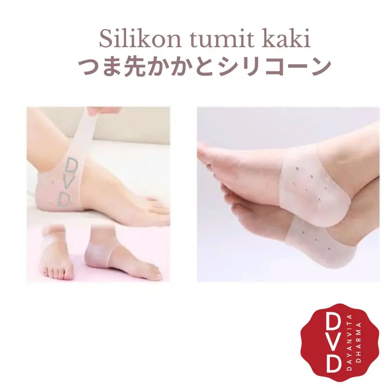 Silikon tumit kaki - pelindung tumit kaki 3