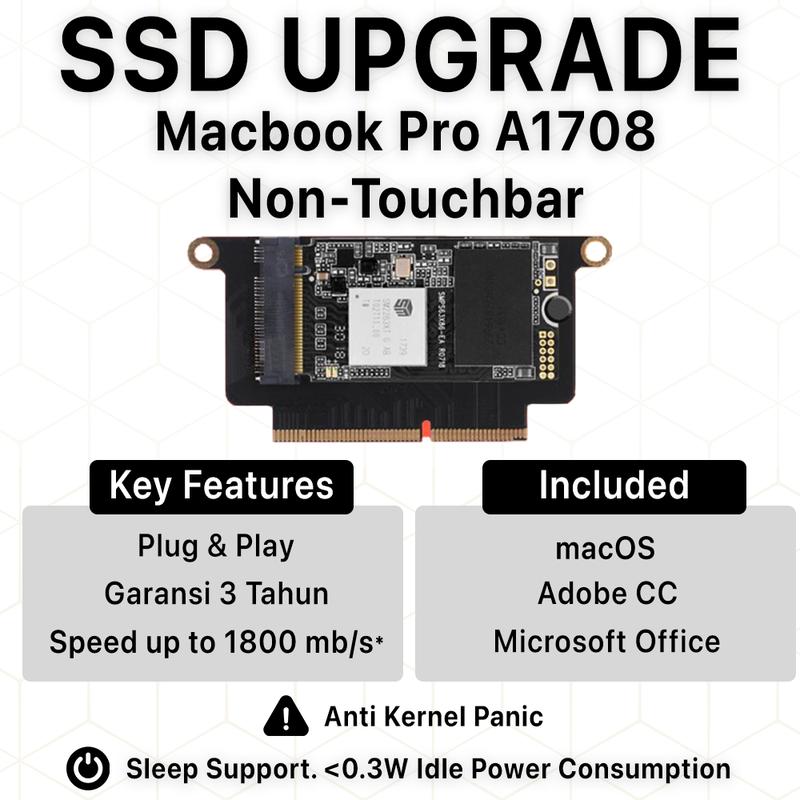 512GB/1TB SSD Upgrade for MacBook Pro A1708 2016 2017 Non Touchbar 0