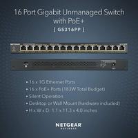 Gambar Netgear GS316PP 16 Port Gigabit Unmanaged High Power PoE + Switch dari Officiall Brands Kota Administrasi Jakarta Barat 3 Tokopedia