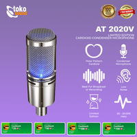 Gambar Audio Technica AT2020V - XLR Cardioid Condenser Microphone - Limited dari Tokosound Proaudio Kota Administrasi Jakarta Barat 1 Tokopedia