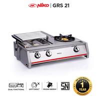 Gambar Kompor Gas Grill 2in1 NIKO GRS21 dari Niko Indonesia Kota Administrasi Jakarta Barat 1 Tokopedia