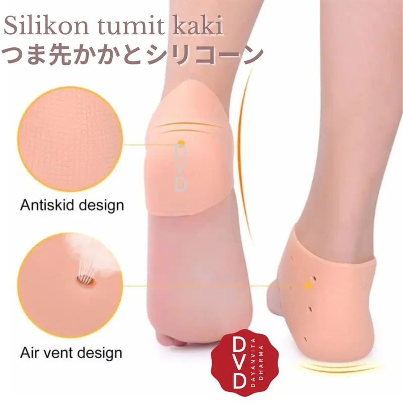 Silikon tumit kaki - pelindung tumit kaki 0
