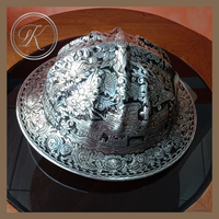 Gambar Helm ukir pertambangan pertamina dari toko perak kotagede silver Kota Yogyakarta 4 Tokopedia
