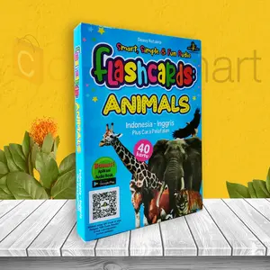 FLASHCARDS - SMART SIMPLE AND FUN AUDIO - ANIMAL INGGRIS-INDONESIA