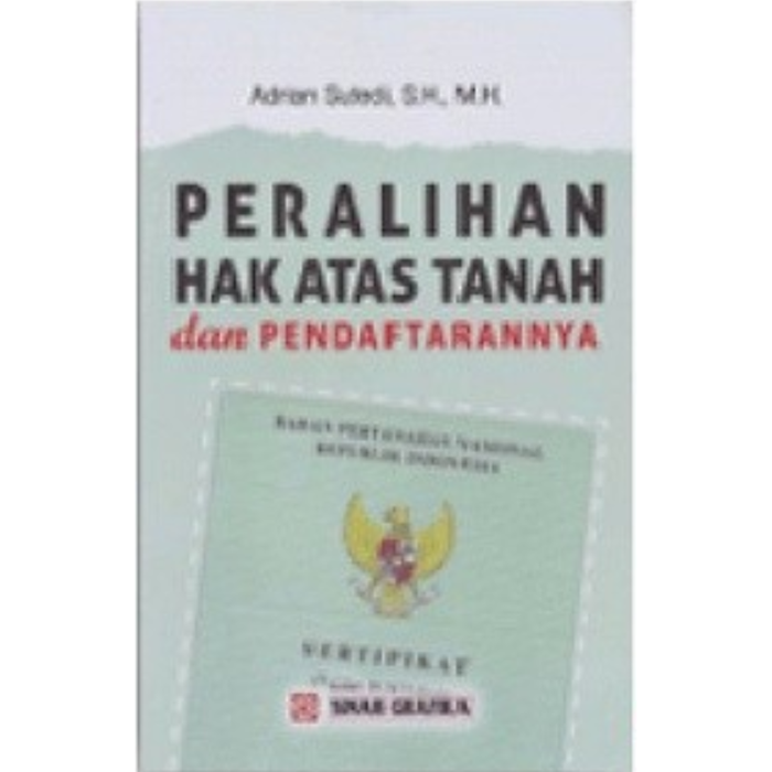 Gambar Peralihan Hak Atas Tanah dan Pendaftarannya dari Penerbit Bumi Aksara Kab. Bekasi Tokopedia