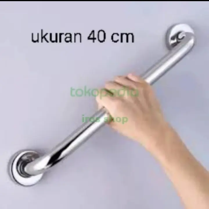 Pegangan kamar mandi grab bar stainless 40 cm
