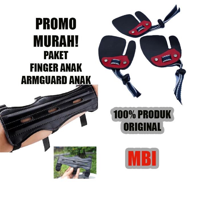 Gambar Paket armguard & Finger Tab Untuk ANAK 100% Original Produk MBI dari Hobies Sport Kota Banjar Tokopedia