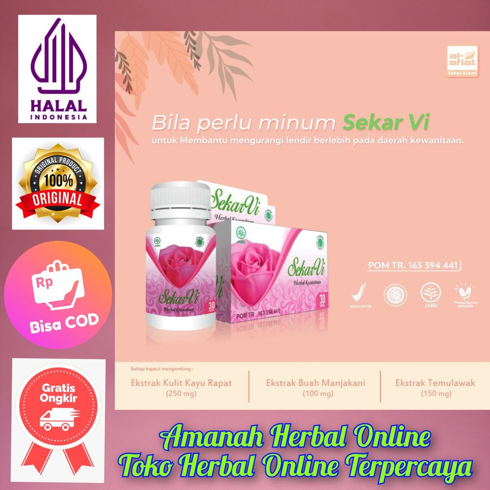 Obat Keputihan Herbal Manjur, Sekar Vi plus manjakani, Herbal Miss V