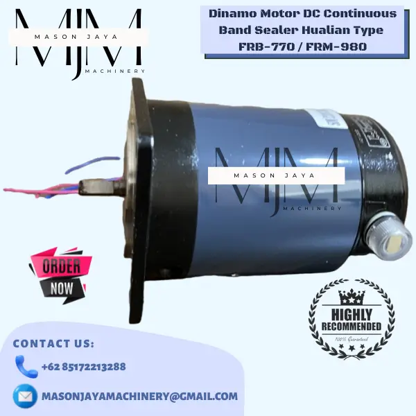 Dinamo Motor DC Continuous Band Sealer Type FRB-770 /FRM-980 Hualian