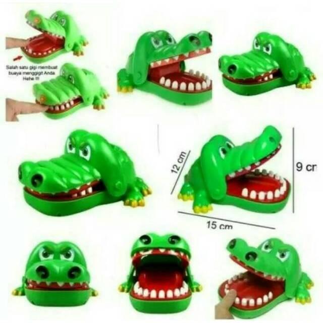 Mainan Buaya Gigit Jari (Box) - Crocodile Dentist Game 2