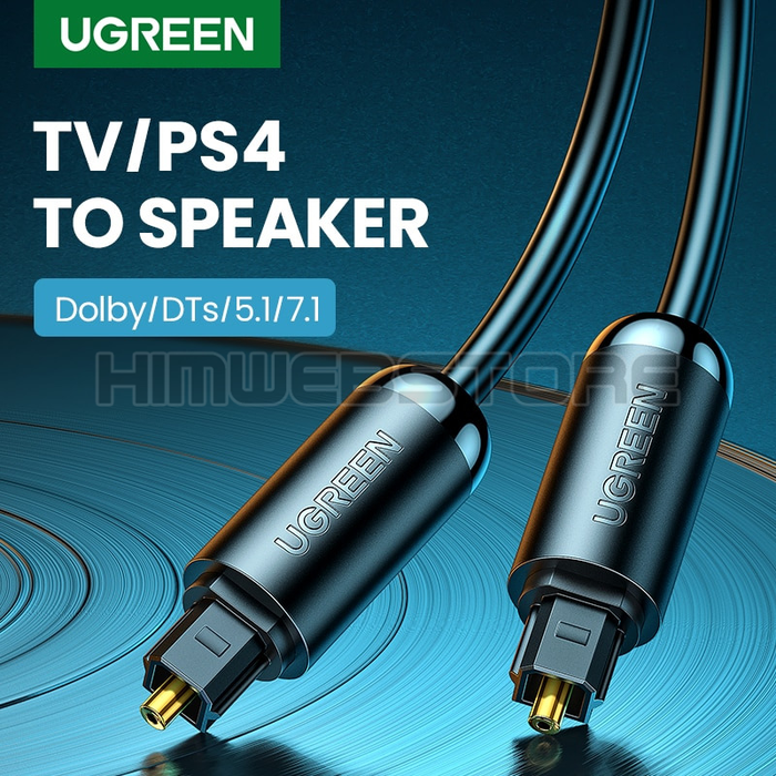 Gambar UGREEN 70890 Kabel Toslink Digital Optical SPDIF Audio Fiber Optic dari Himwebstore Official Kota Administrasi Jakarta Utara Tokopedia