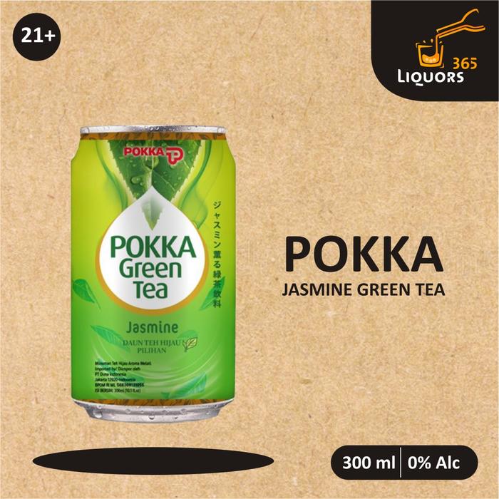 Gambar Pokka Green Tea Jasmine 300 ML dari Liquors365 Kab. Deli Serdang Tokopedia