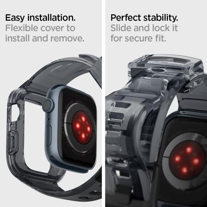 Case Apple Watch 8/7/SE 2 45/44/41/40mm Spigen Liquid Crystal Pro Band