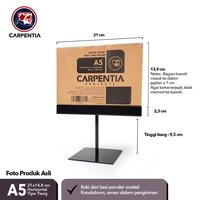 Gambar Carpentia Stand Acrylic Kaki Besi /Tiang A5 Horizontal 21x14,8cm /Tent - Putih dari Carpentia Indonesia Kota Tangerang Selatan 5 Tokopedia