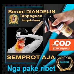 Cara mengobati tengkuk sakit semprot aja Rempah Gosok Tanpoguan