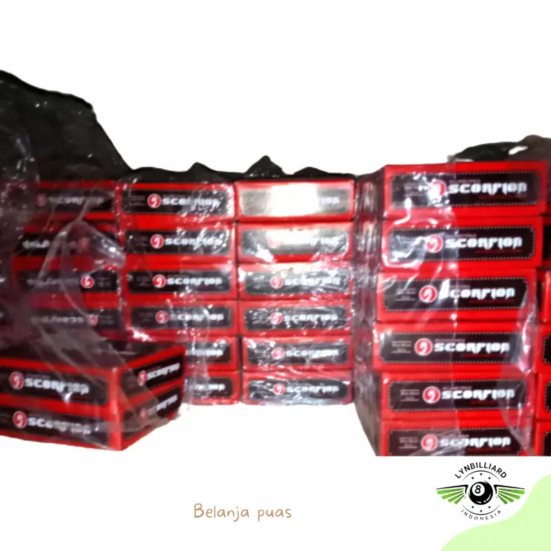 master tip cue SCORPION 13MM ujung stick billiard 2