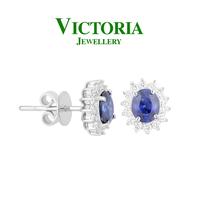 Gambar Anting Berlian Batu Blue Sapphire BWER579148 Victoria Jewellery dari Victoria Jewellery Online Kota Administrasi Jakarta Selatan 1 Tokopedia
